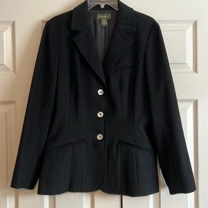 Eddie Bauer, black, blazer jacket.